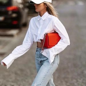 NEW Button Down Crop Top